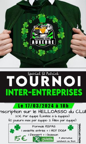 Affiche du tournoi inter-entreprises