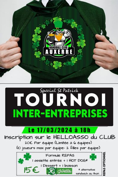 Affiche du tournoi inter-entreprises