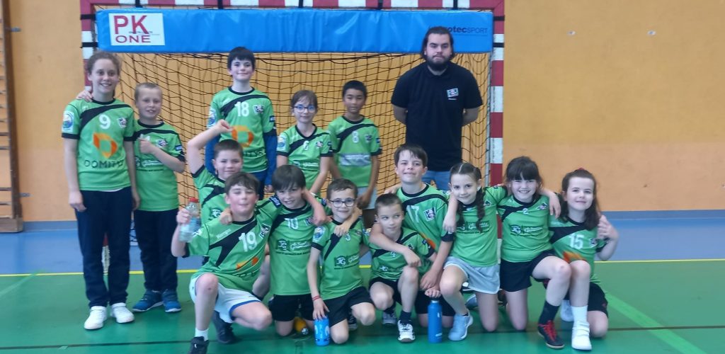 Photo de l'équipe de moins de 11 ans mixte du HBC Auxerre