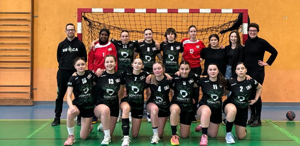 Photo de l'équipe de moins de 18 ans feminins du HBC Auxerre